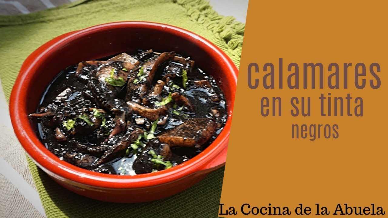 calamares en su tinta receta dela abuela
