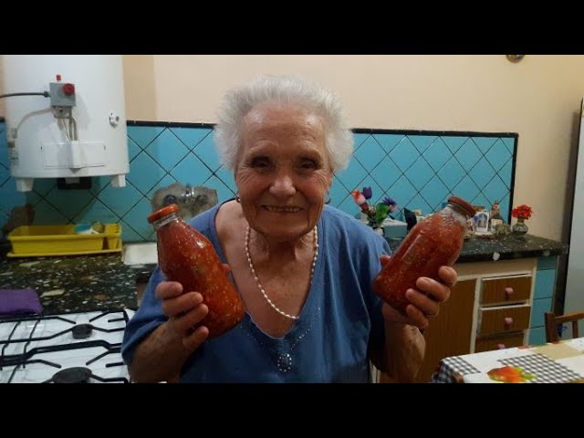 conserva de tomate de la abuela