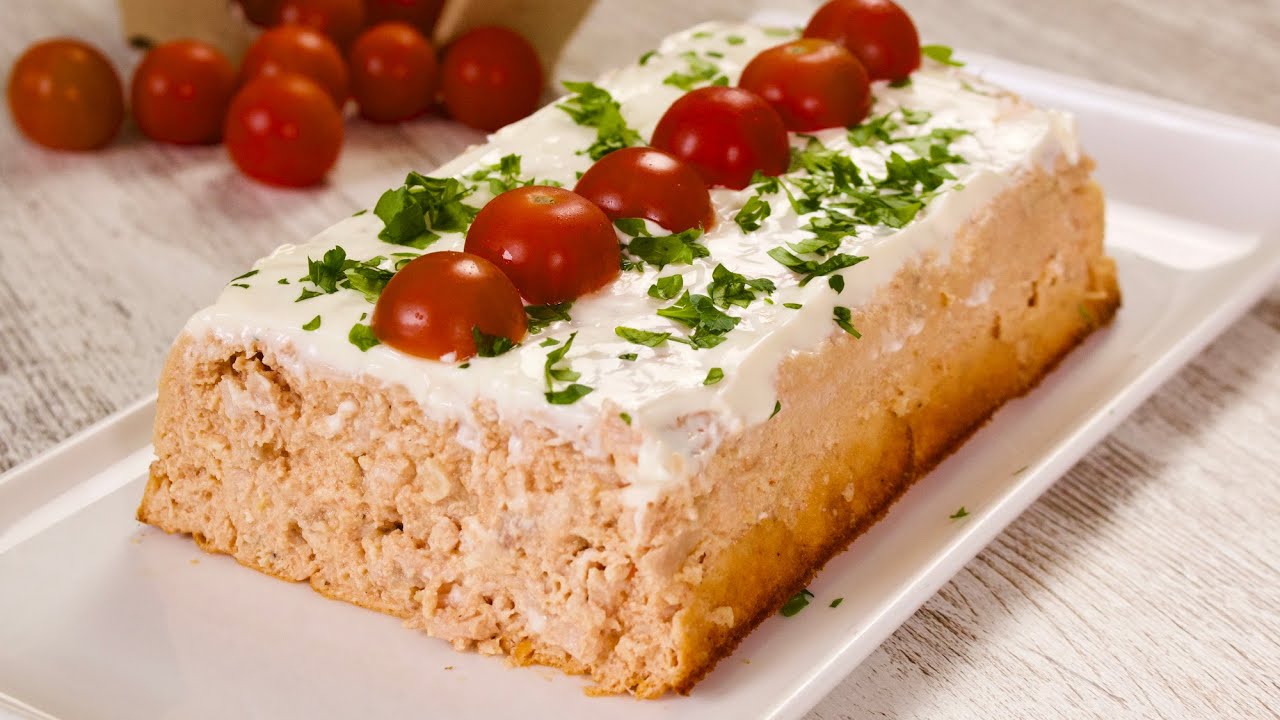 pastel de salmon fresco sin nata