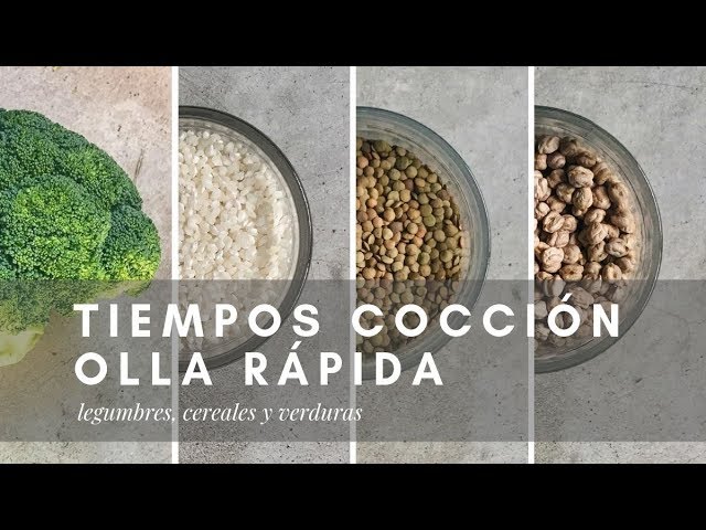 tiempo de cocción del choco en olla rápida