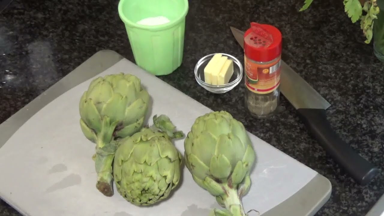 alcachofas en freidora de aire cosori