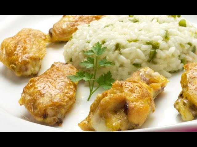 alitas de pollo con arroz karlos arguiñano