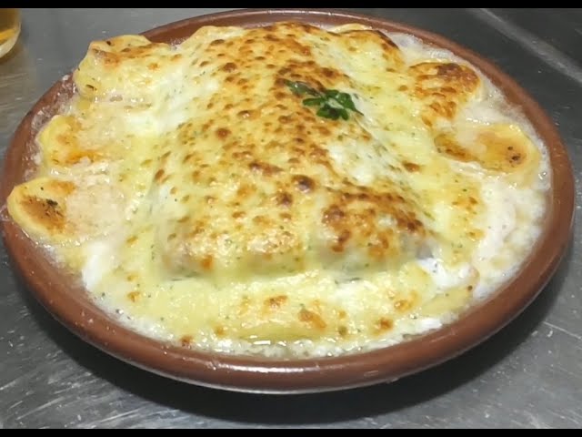 bacalao al horno con alioli gratinado