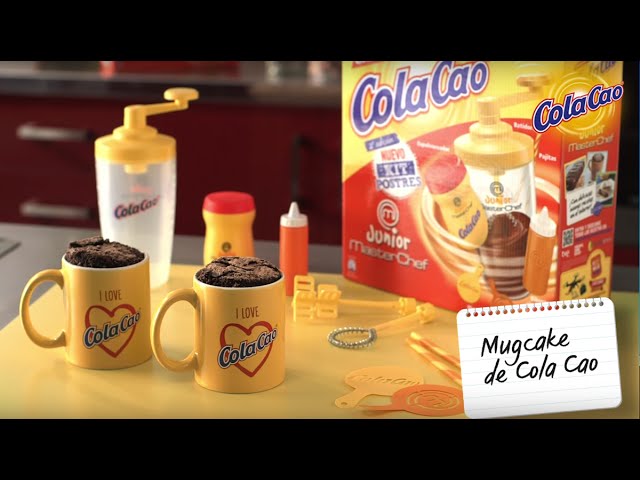 bizcocho a la taza de colacao