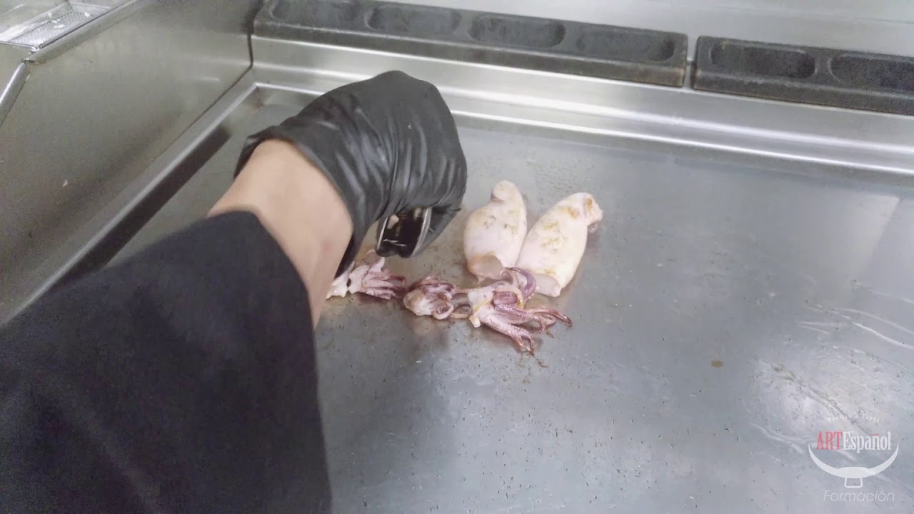 chipirones a la plancha con alioli