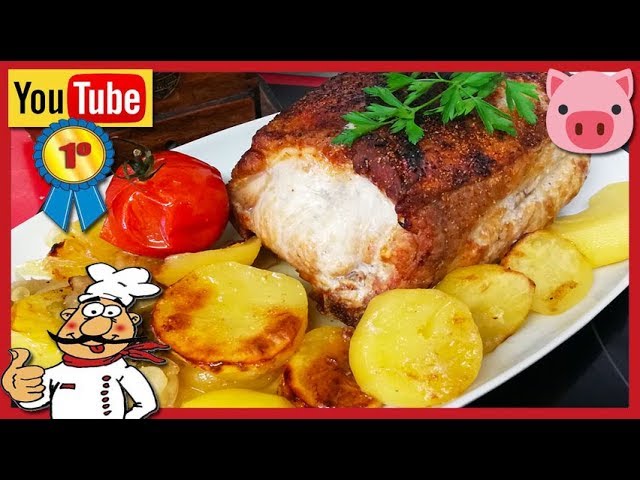 cinta de lomo al horno con patatas