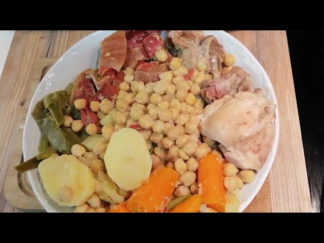cocido de garbanzos en olla rapida