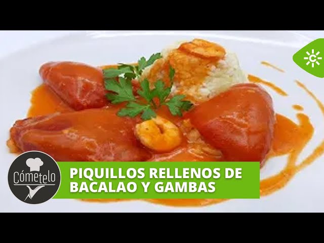 cometelo pimientos del piquillo rellenos de bacalao y gambas