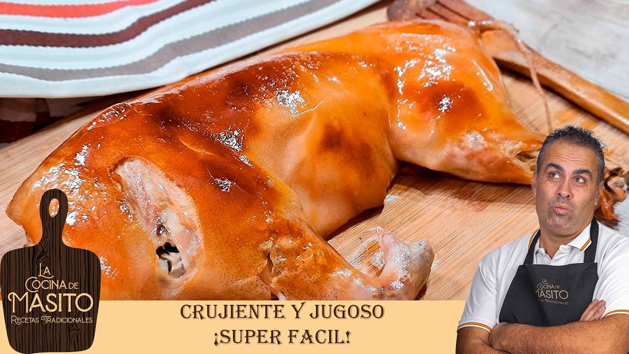 como asar un cochinillo en horno electrico