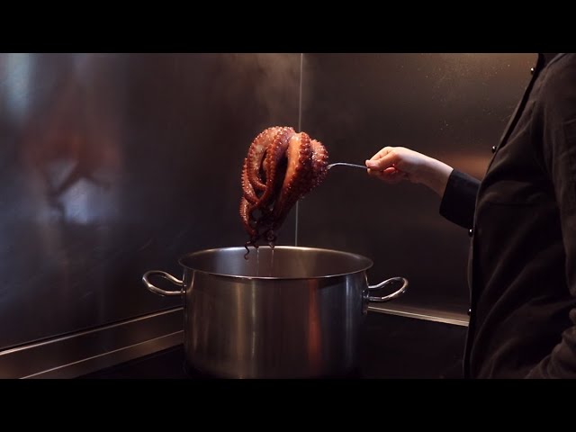 como cocer pulpo congelado en olla express