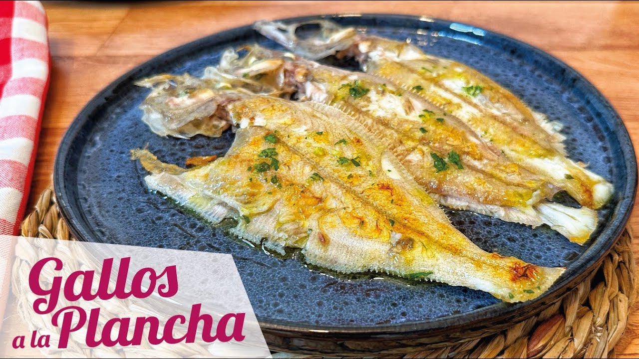 como cocinar gallo pescado a la plancha