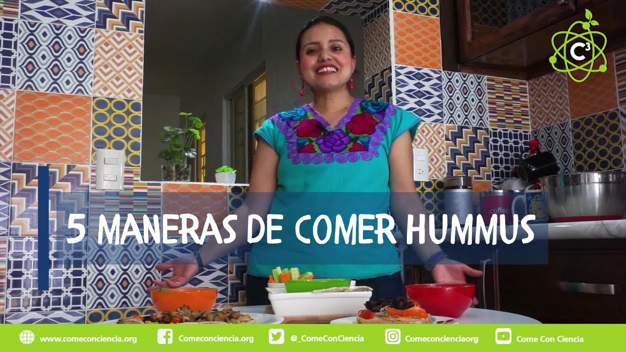 con que comer hummus de garbanzo