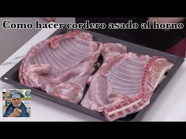 cordero a baja temperatura al horno