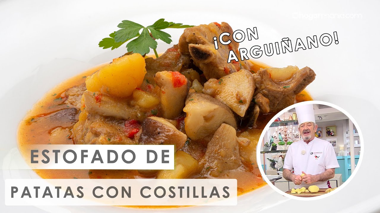 costillas de cerdo con patatas arguiñano