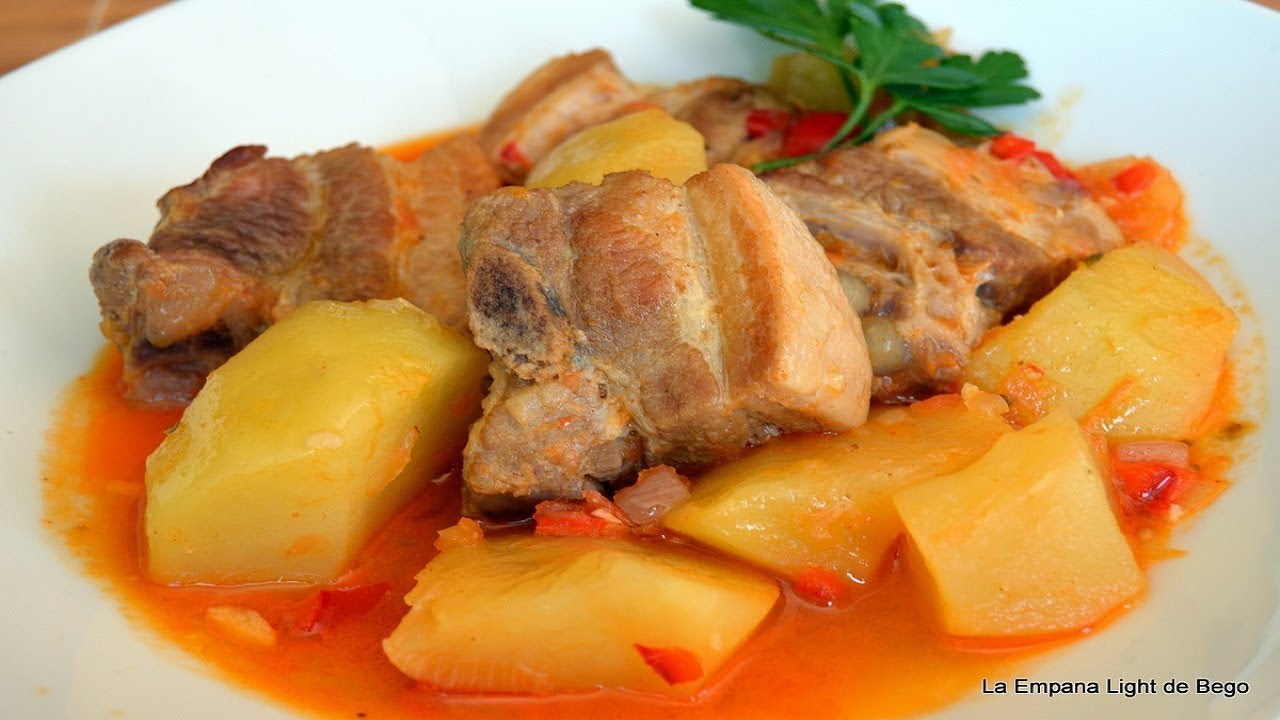 costillas de cerdo guisadas olla express