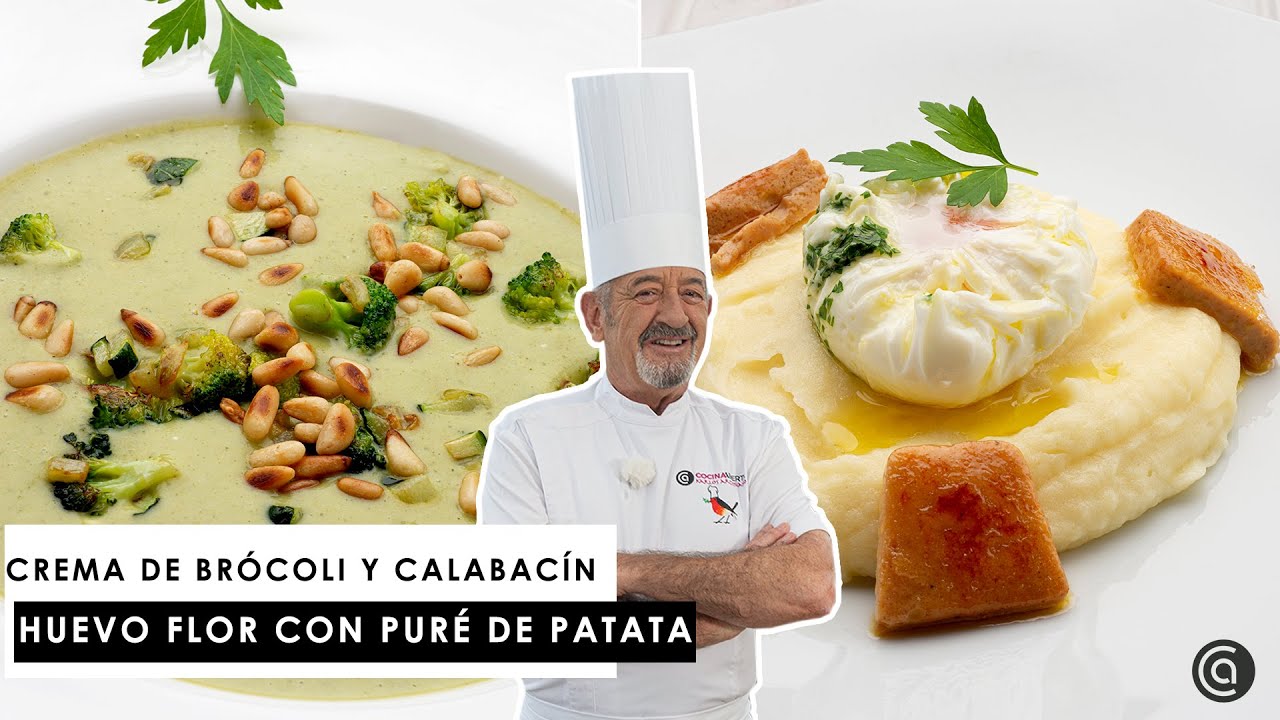 crema de brocoli y calabacin arguiñano