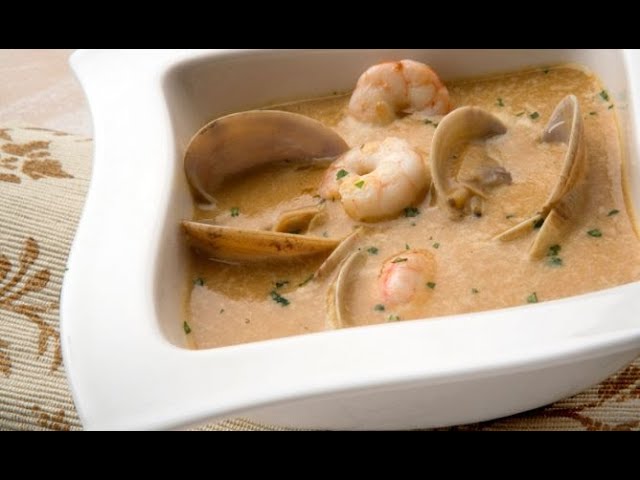 crema de pescado y marisco arguiñano