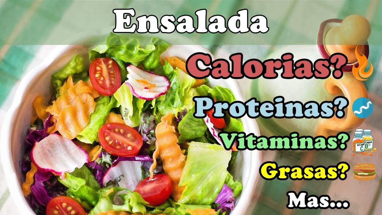 cuántas calorías tiene una ensalada mixta