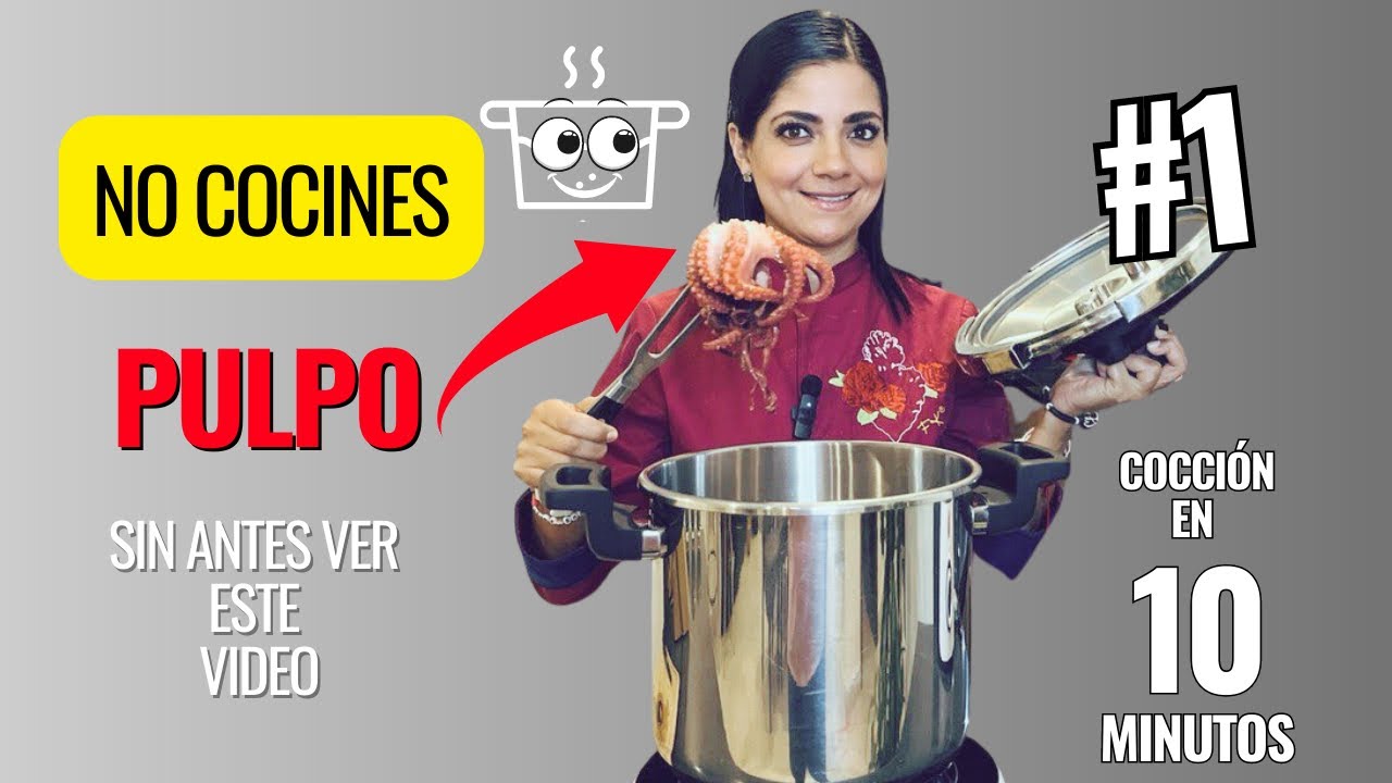 cuanto tiempo tiene que cocer el pulpo en olla rápida