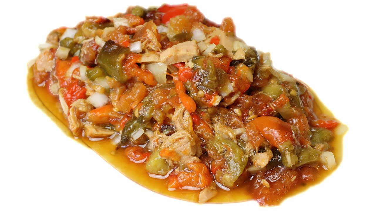 ensalada de pimientos asados y tomate