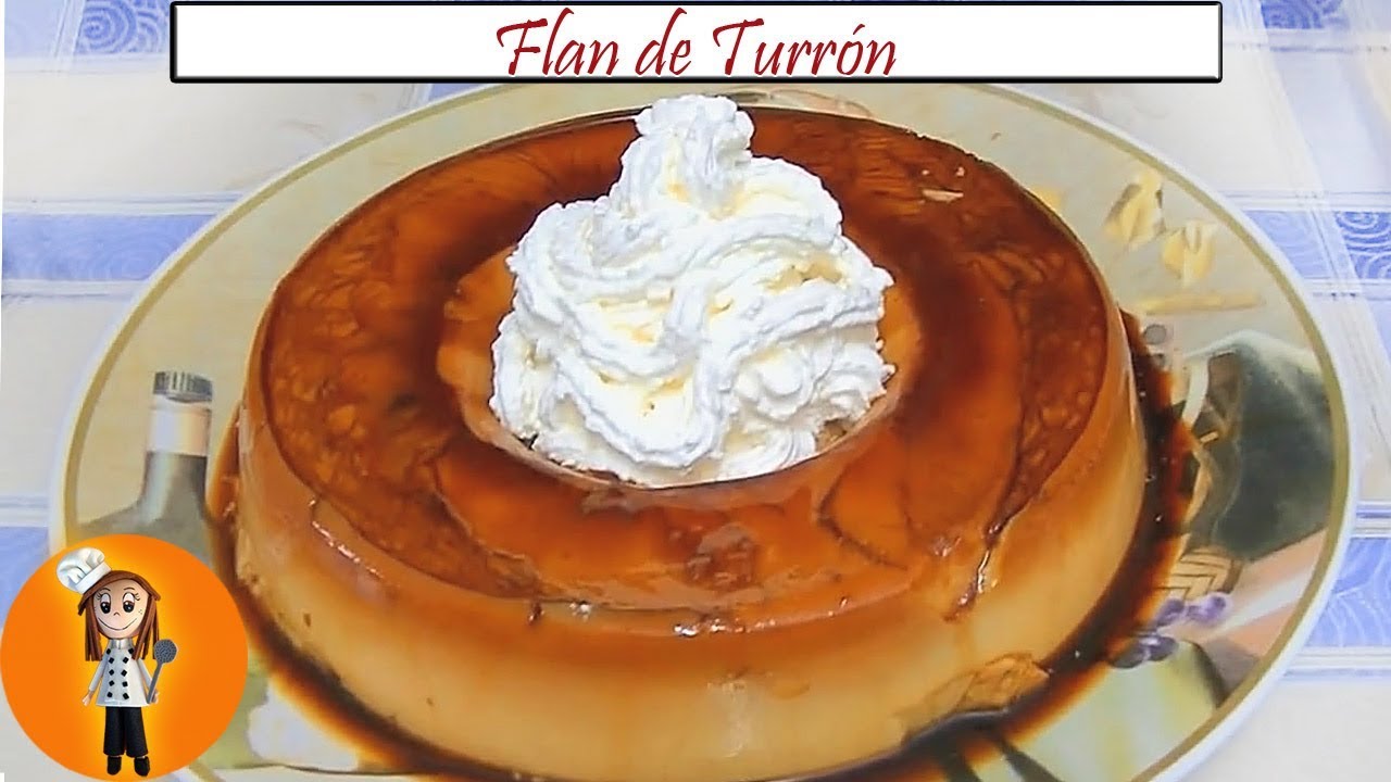 flan de turron sin horno royal