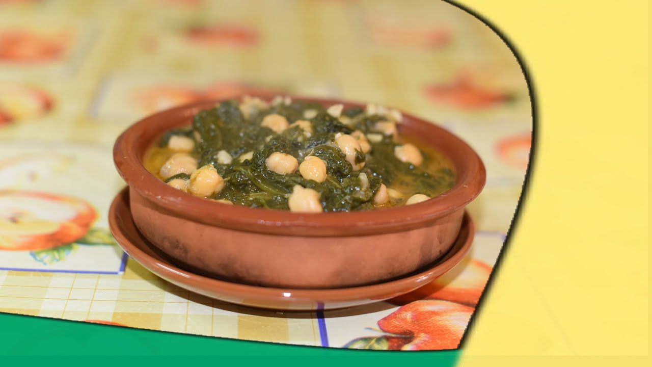 garbanzos con espinacas de la abuela