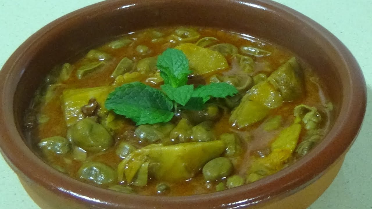 habas en cazuela a la cordobesa