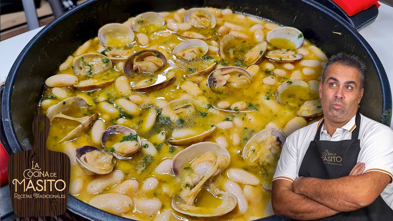 judias blancas con almejas y gambas