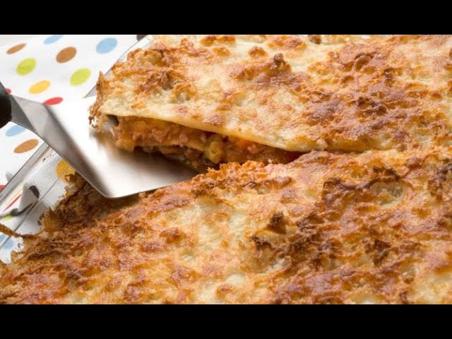 lasaña de verduras y carne arguiñano