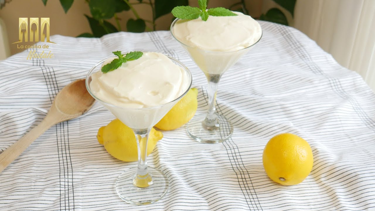 mousse de limón monsieur cuisine sin leche condensada
