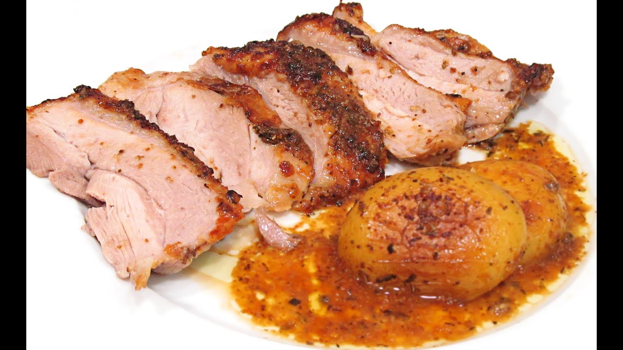 muslos de pavo al horno con salsa