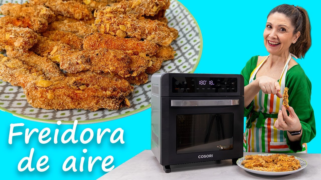 palitos de berenjena en freidora de aire