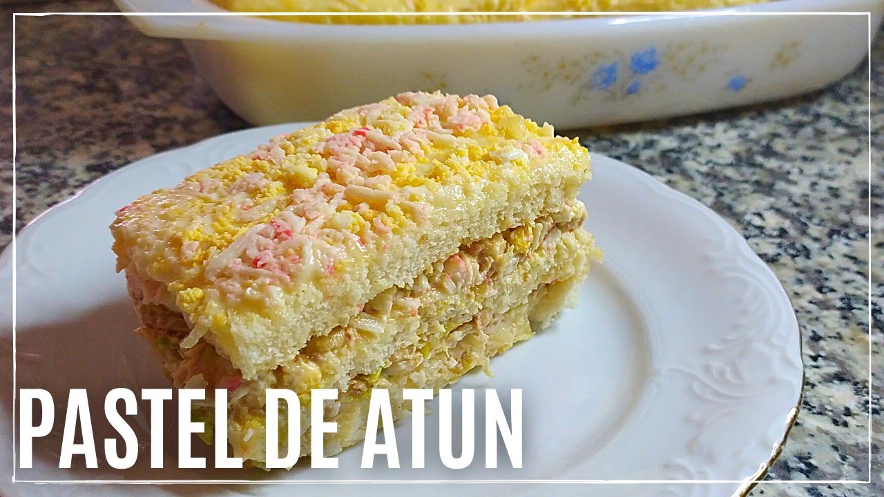 pastel de atún y palitos de cangrejo