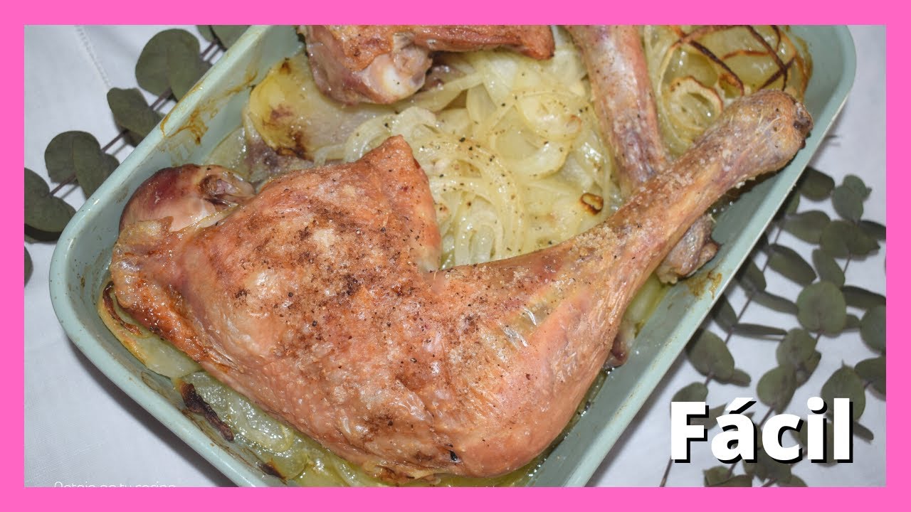 pata de pavo al horno con patatas