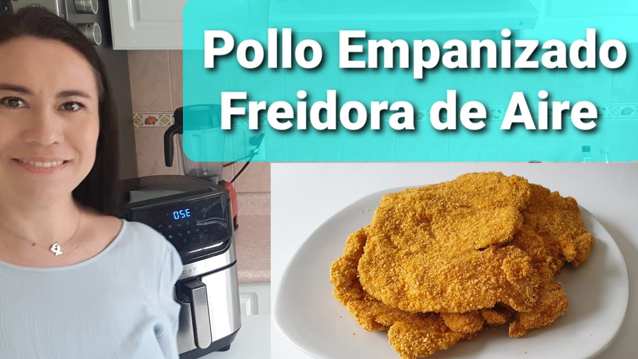 pechugas empanizadas en freidora de aire