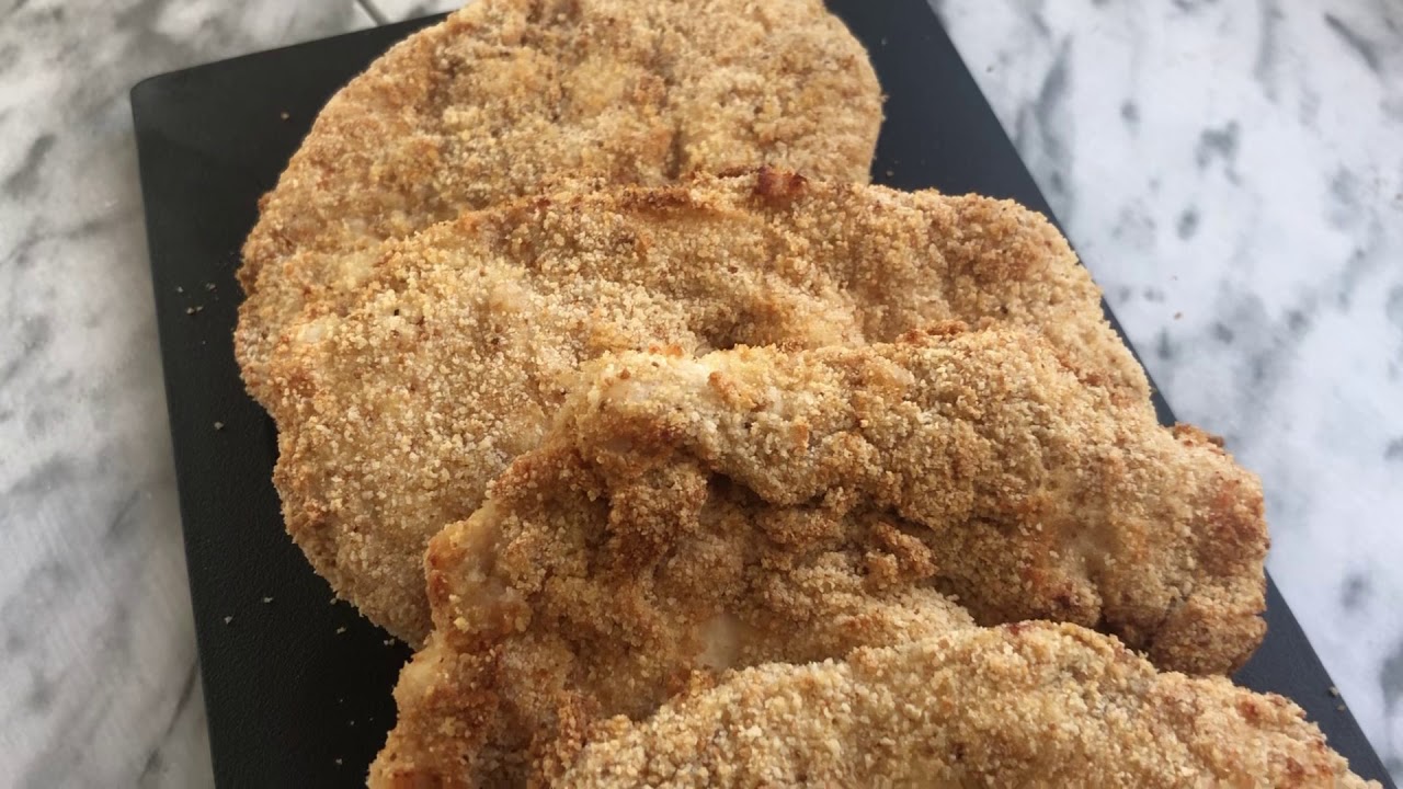 pechugas rebozadas en freidora de aire