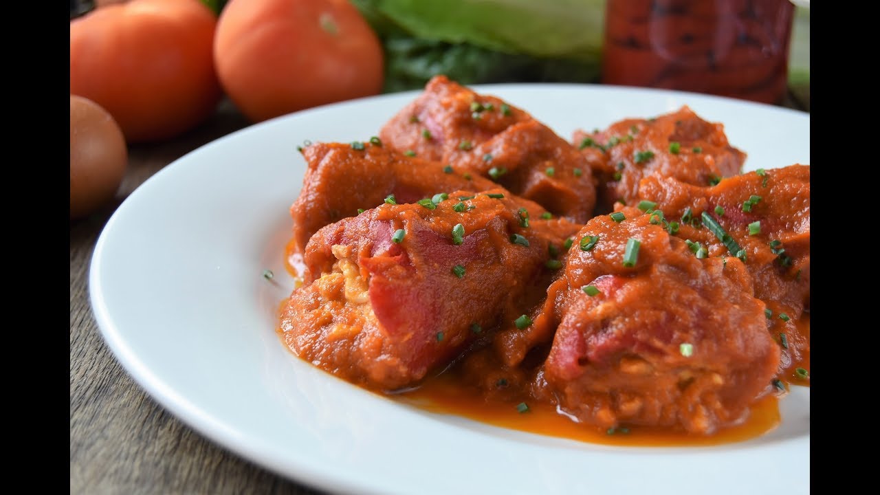 pimientos piquillo rellenos de atún y huevo
