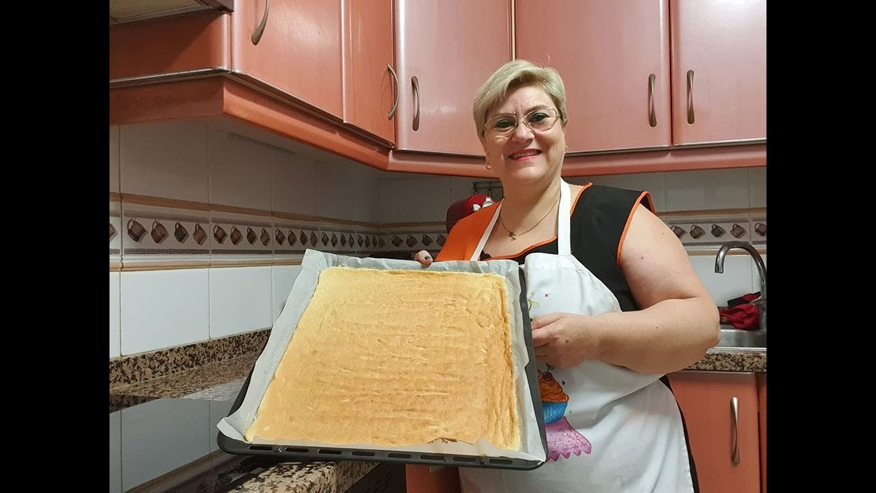 plancha de bizcocho para relleno salado