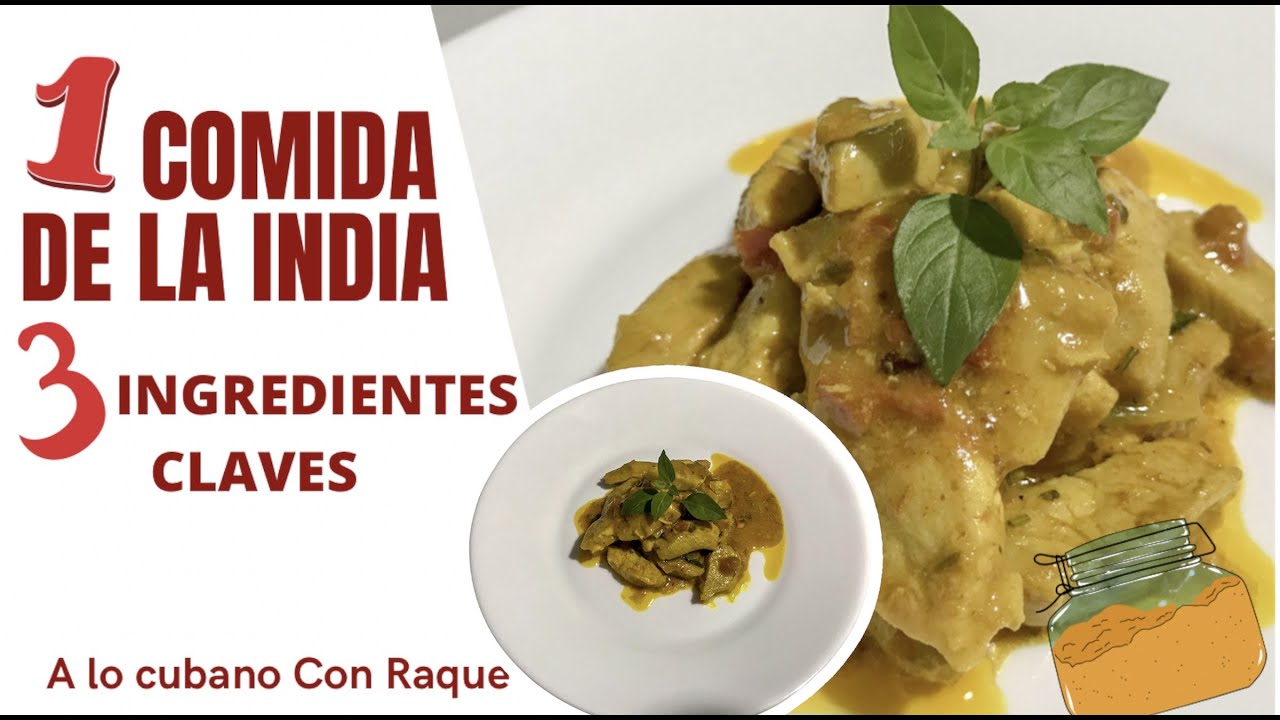 pollo al curry sin leche de coco