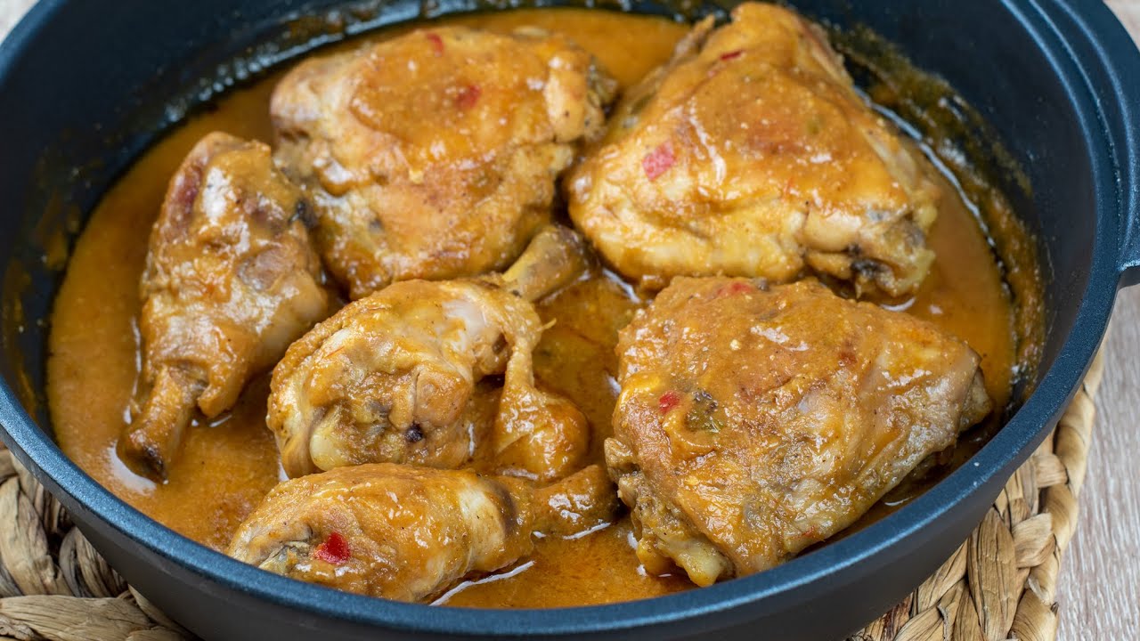 pollo en salsa al estilo de la abuela