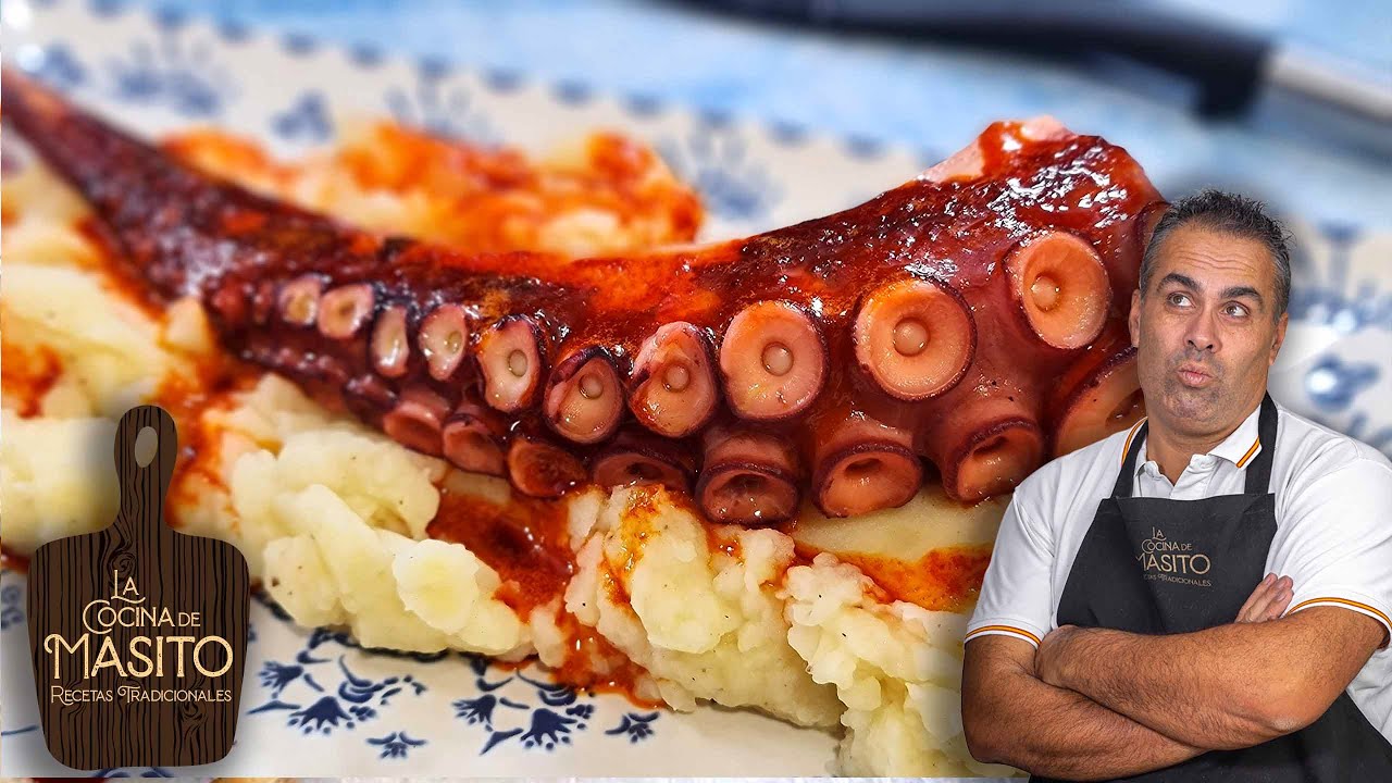 pulpo a la plancha con salsa