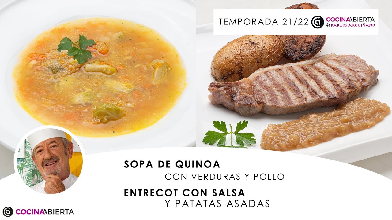 puré de verduras y pollo arguiñano