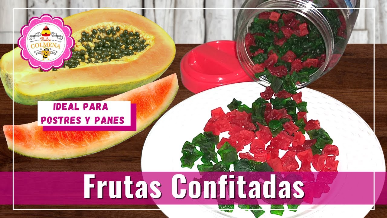 que es la fruta escarchada verde