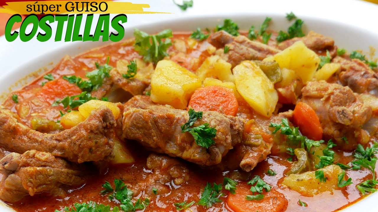 receta costillas con patatas de la abuela