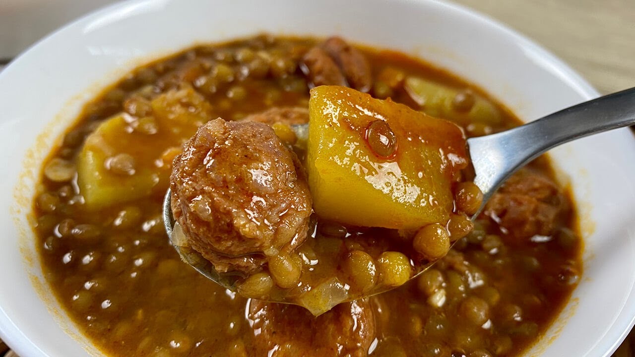 receta lentejas con chorizo y patata