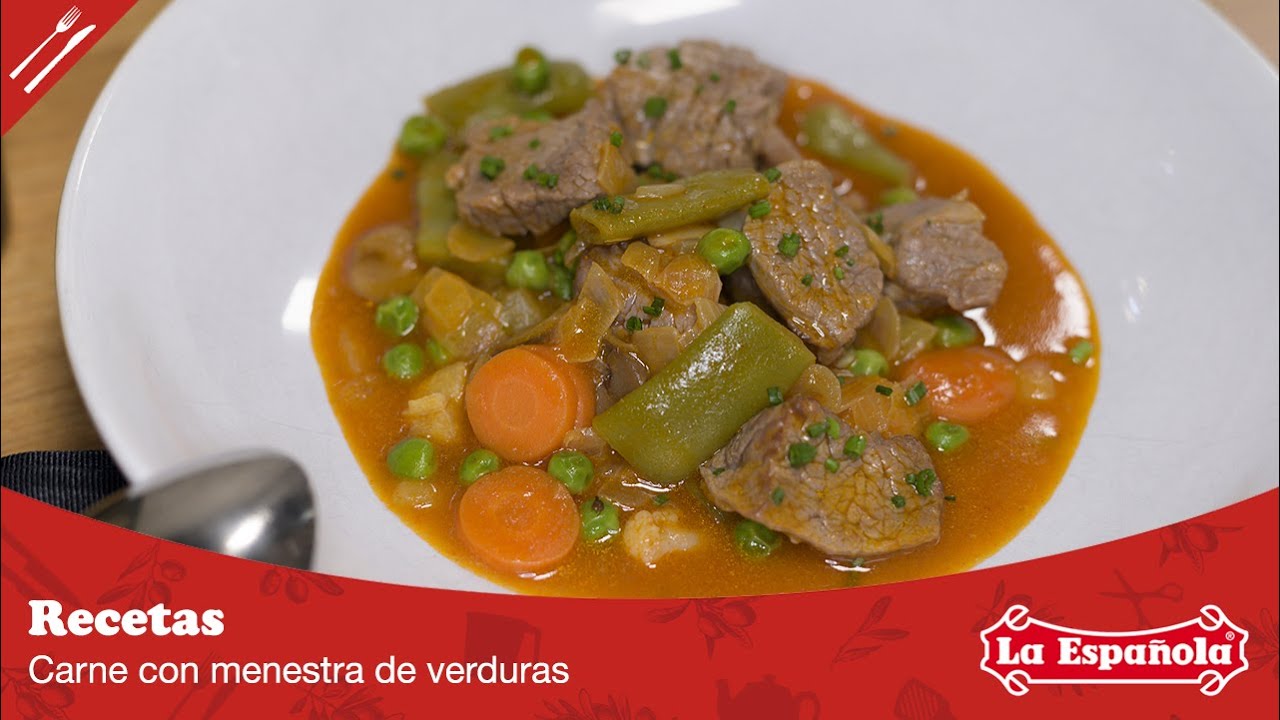 receta menestra de verduras con carne