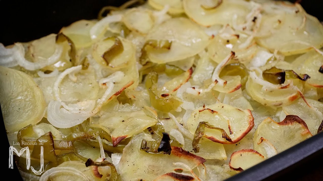 receta patatas a lo pobre al horno