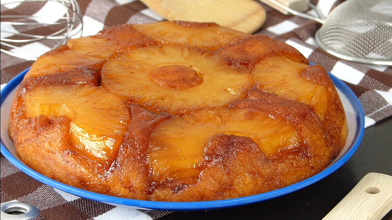 receta tarta de piña sin horno