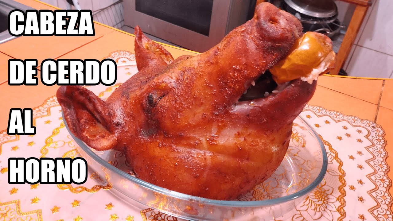 recetas con cabeza de cerdo al horno