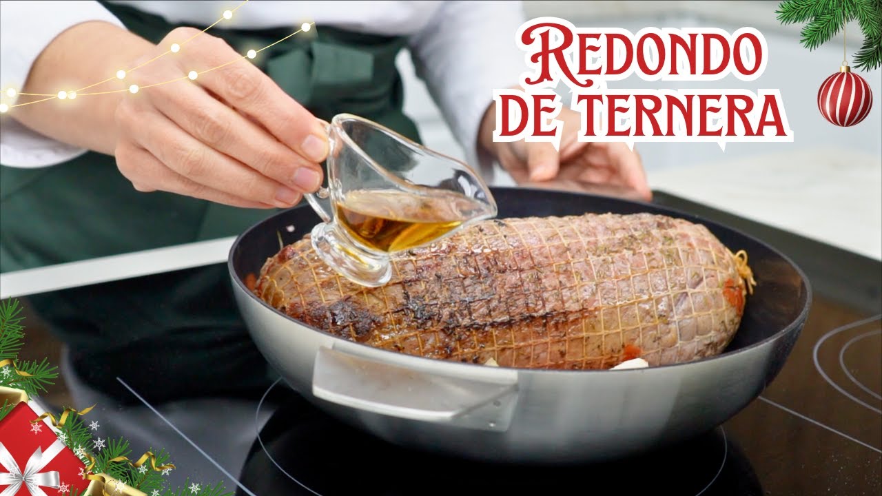 redondo relleno al horno con salsa
